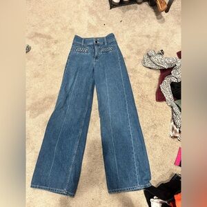 H&M High Wide Leg Jeans